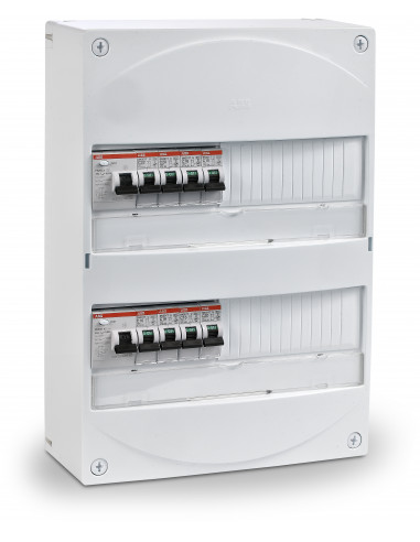 Coffret électrique prééquipé 3 rangées, 39 modules (Logement T2)