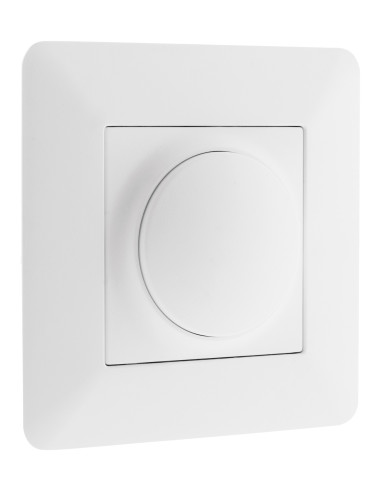 Variateur rotatif compatible LED Blanc - Artezo