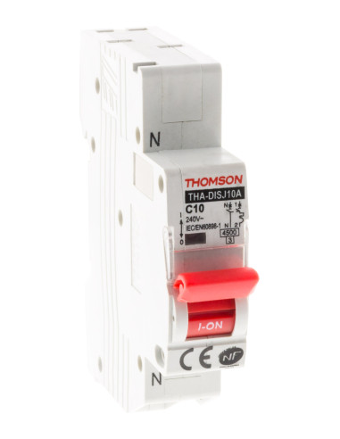 Disjoncteurs à connexions automatiques PH+N - 10A NF - Thomson