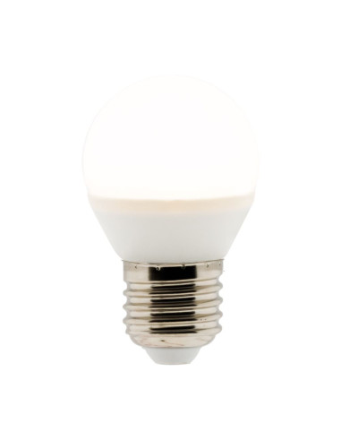 Ampoule LED sphérique E27 - 5.2W - Blanc chaud - 470 Lumen - 2700K - A++ - Zenitech