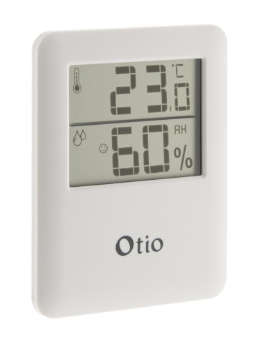 Thermomètre / Hygromètre intérieur magnétique - Blanc - Otio