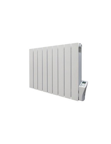 Radiateur 1500W - Inertie fluide - Fonction ASC - Programmable - Détecteur de fenêtre ouverte - Blanc - Adda Allauve