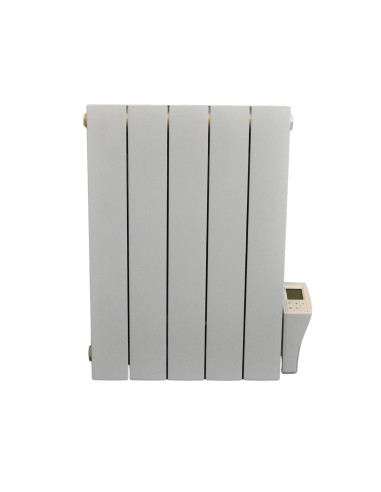 Radiateur électrique 1500W - Inertie sèche - Fonction ASC - Système Boost 2h - Programmable - Blanc - Kurtzy Deltacalor