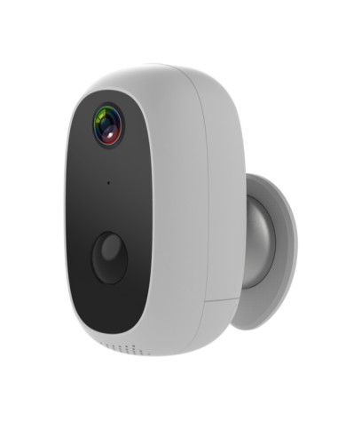 Caméra extérieure connectée avec détecteur de mouvement, vision de nuit et haut parleur (MoovE) WiFi - Voltman