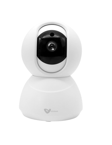 Caméra intérieure connectée - détecteur de mouvement, vision de nuit et haut parleur (Sens-E) Wi-Fi - Voltman