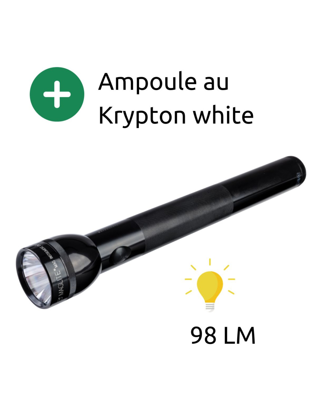Lampe Torche Maglite ML4 Noir 499 Lampes Tactiques
