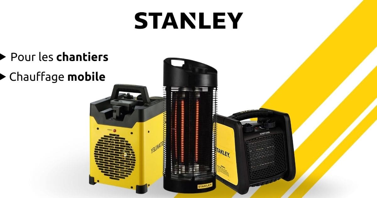 gamme de chauffages électriques professionnels STANLEY